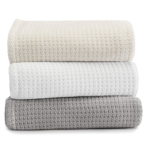 Tommy Bahama Bahama Coast White Cotton Blanket Tommy Bahama Bahama Coast White Cotton Blanket